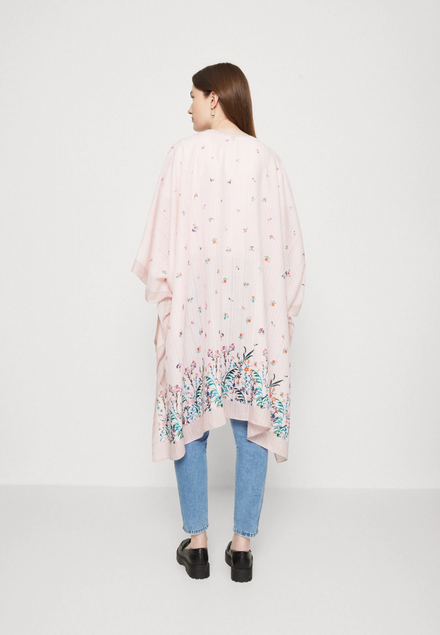 Anna Field Poncho - Pink 3 Anna Field Poncho - Pink - Afbeelding 3