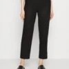 Anna Field Linen Mix - Broek - Black