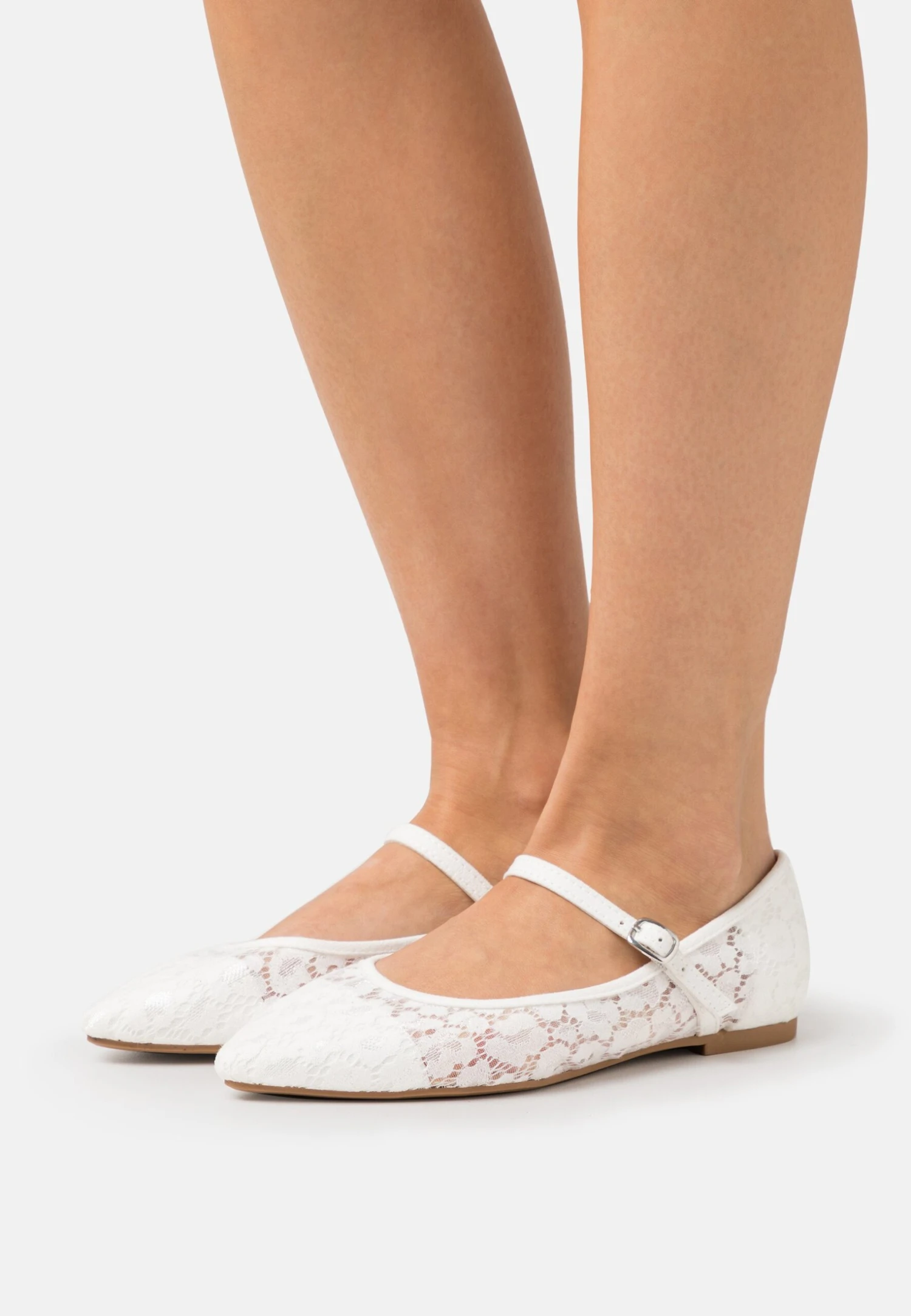 Ballerina'S Met Enkelbandjes - White 1 Ballerina'S Met Enkelbandjes - White