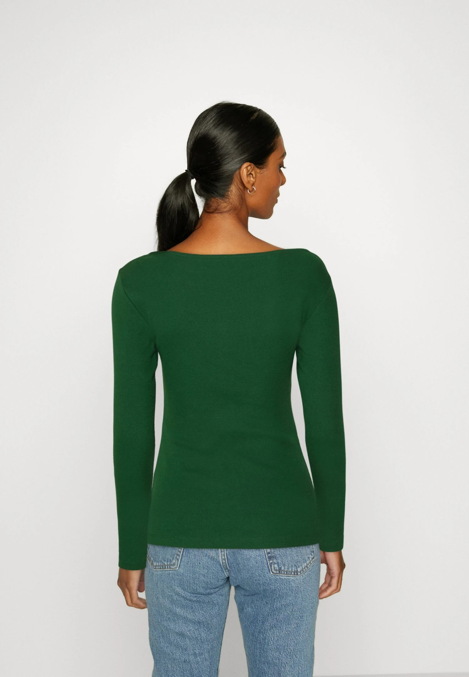 Anna Field Longsleeve - Dark Green 3 Anna Field Longsleeve - Dark Green - Afbeelding 3