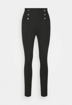 Anna Field Punto Leggings With Button Detail - Legging - Black -Anna Field 128131271e9646dc855d17ee160ec4ec scaled