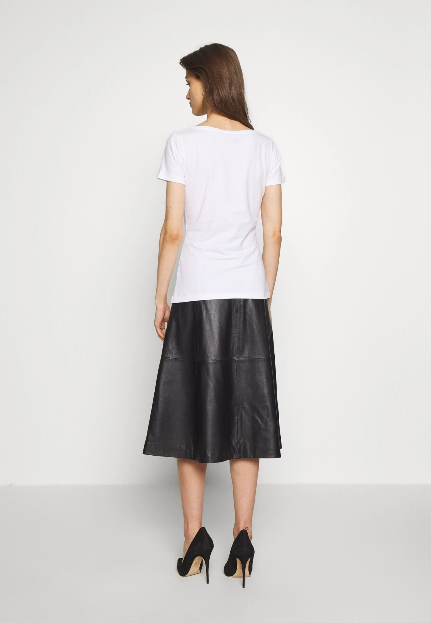 Anna Field 3 Pack - T-Shirt Basic - White/Camel/Black 4 Anna Field 3 Pack - T-Shirt Basic - White/Camel/Black - Afbeelding 4