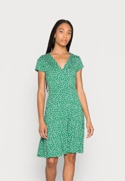 Anna Field Jerseyjurk - Green/White
