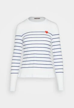 Anna Field Longsleeve - White/Dark Blue -Anna Field 1f6f55fb90c34a999e0503b92b86ec71 scaled