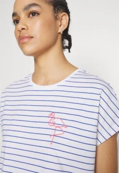 Anna Field Placed Stripe Flamingo Francesca- T-Shirt Print - White -Anna Field 25ac94e327cd4fb198b29d48d962ea8e scaled