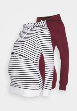 2 Pack - Hoodie - Black-White/Bordeaux -Anna Field 2aebb9b57d85428c81357794d6525c23 scaled