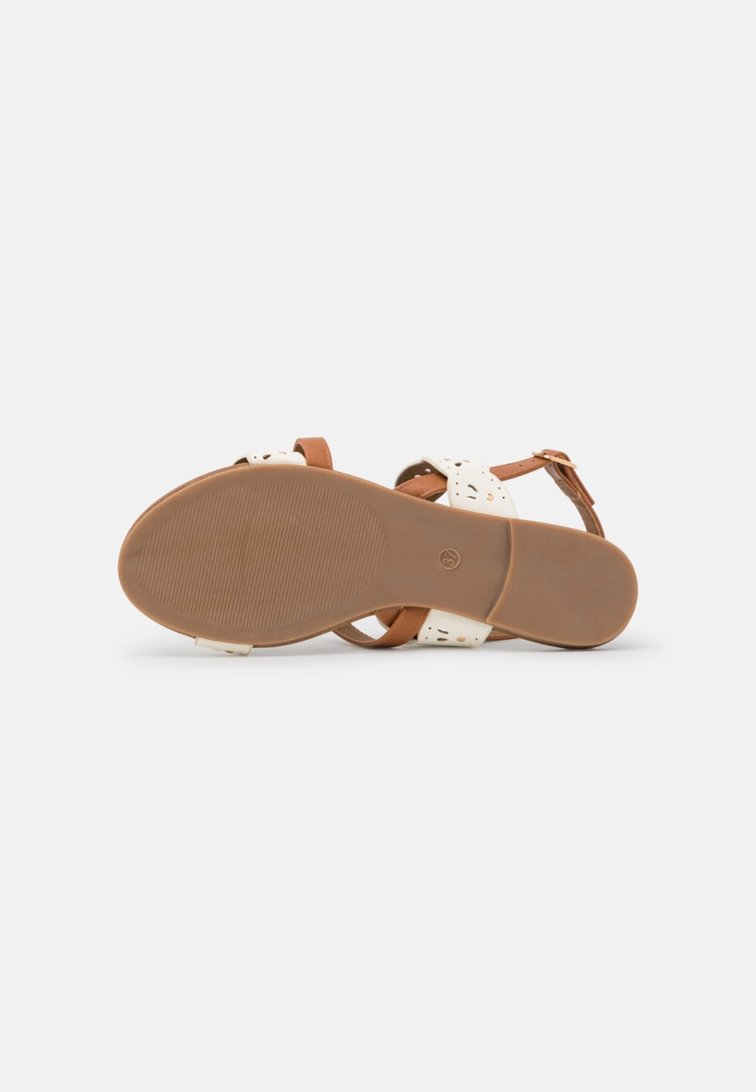 Anna Field Sandalen - White/Cognac 5 Anna Field Sandalen - White/Cognac - Afbeelding 5