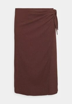 Curvy Textured Sarong Midi Skirt - Wikkelrok - Brown -Anna Field 32eb2e97370a414c9459b91ab42d5b52 scaled