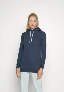 Hoodie - Mottled Dark Blue