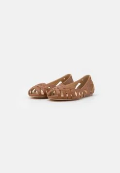 Anna Field Leather - Peeptoe Ballerina'S - Cognac -Anna Field 4312825a282247098d4f7bd34b450c5f scaled