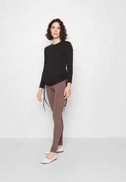 Leggings Maternity - Legging - Black - Mottled Dark Brown