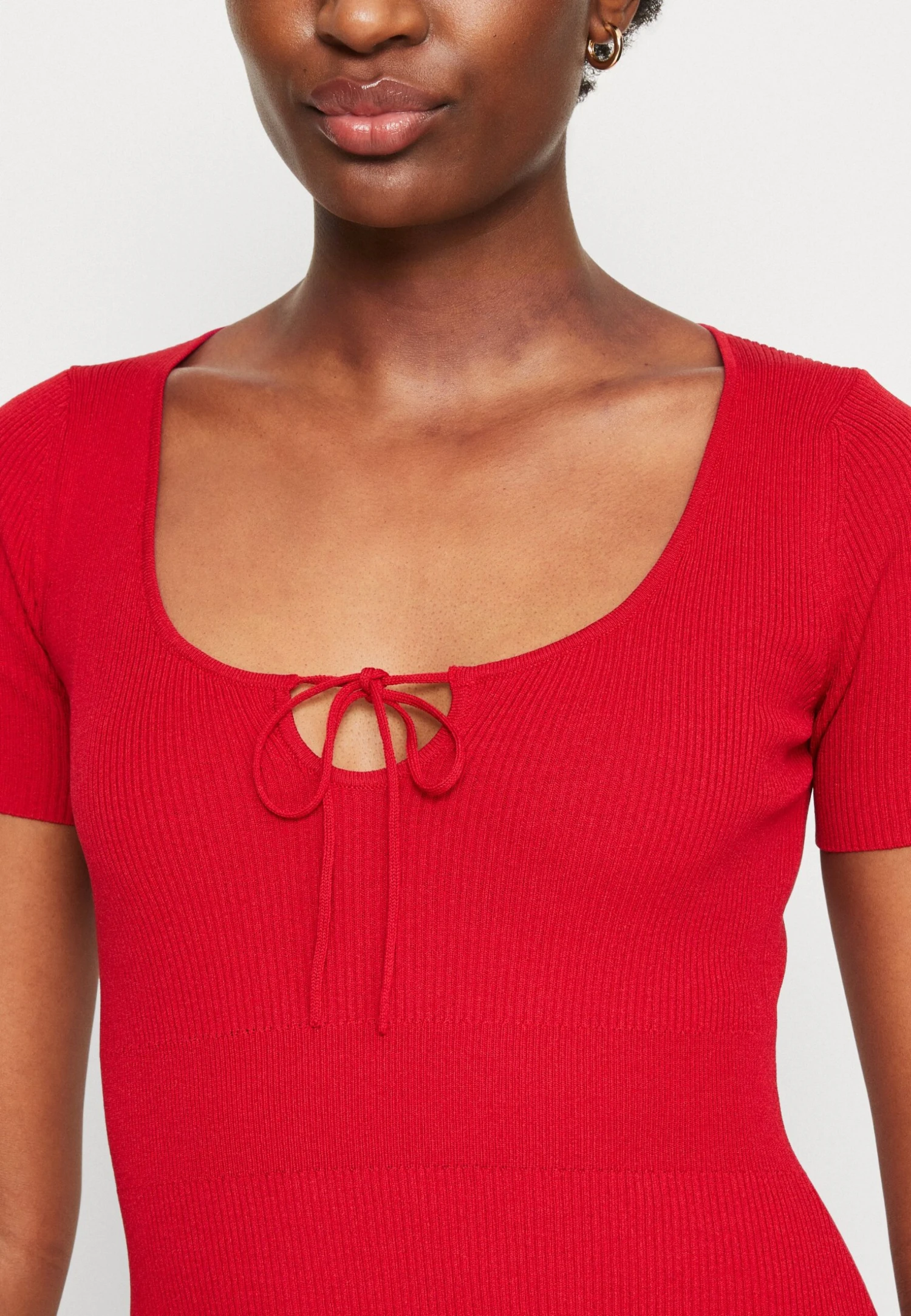 Anna Field Gebreide Jurk - Red 8 Anna Field Gebreide Jurk - Red - Afbeelding 8