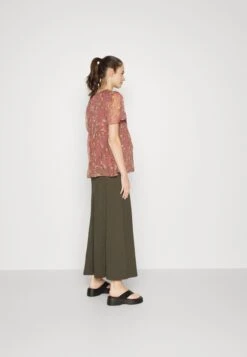 Maternity Maxi Skirt With Drawstring Waistband - Maxirok - 606 - Khaki -Anna Field 50de9903974f41e1b0c36a93f983a346 scaled