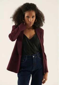 Anna Field Blazer - Bordeaux