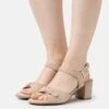 Leather- Sandalen - Beige