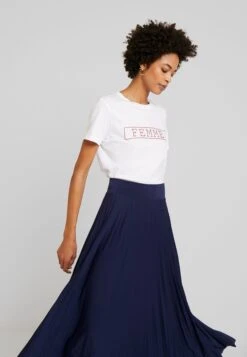 Anna Field Plisse A-Line Midi Skirt - A-Lijn Rok - Maritime Blue -Anna Field 7ab564a26da040e68012a316977b7a10 scaled