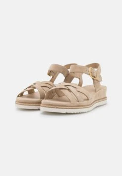 Anna Field Leather - Sandalen Met Sleehak - Beige -Anna Field 8297b92a5b25491a8d627a8800e3ab2b scaled