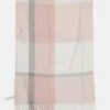 Anna Field Sjaal - Pink/Grey/Off-White