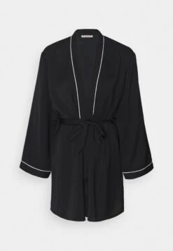 Anna Field Amanda Satin Dressing Gown - Badjas - Black -Anna Field 8d83c445099f4342aabc07d1ce2caede scaled