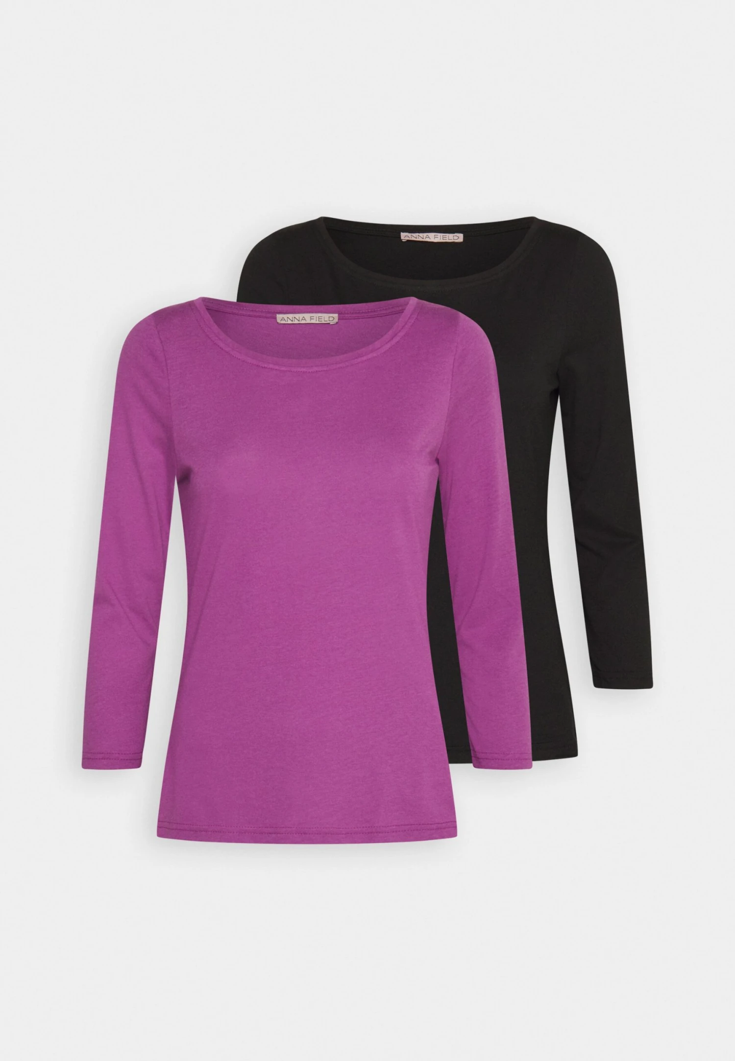 Anna Field 2 Pack - Longsleeve - Purple/Black 5 Anna Field 2 Pack - Longsleeve - Purple/Black - Afbeelding 5