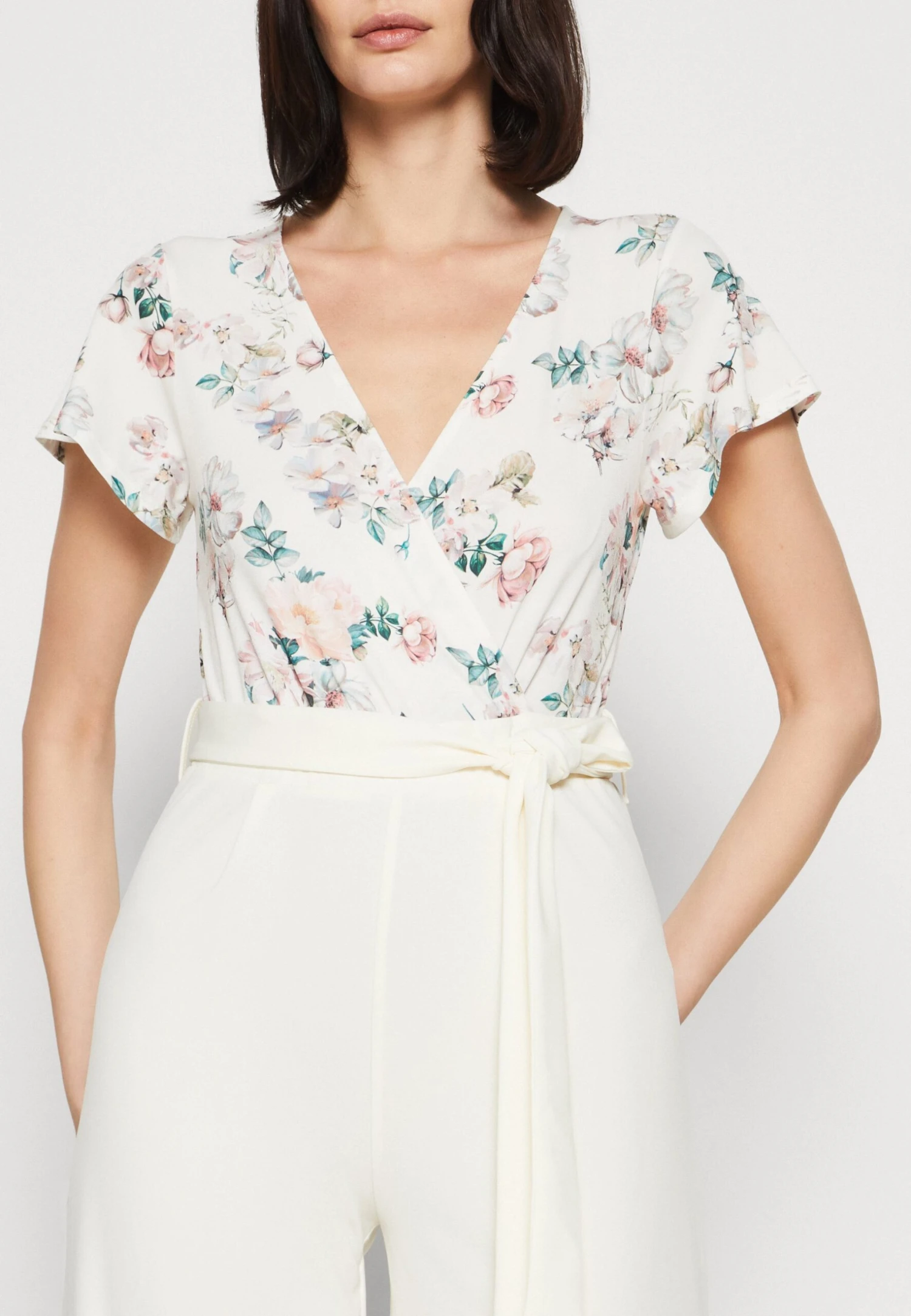 Anna Field Jumpsuit - Beige/White 6 Anna Field Jumpsuit - Beige/White - Afbeelding 6