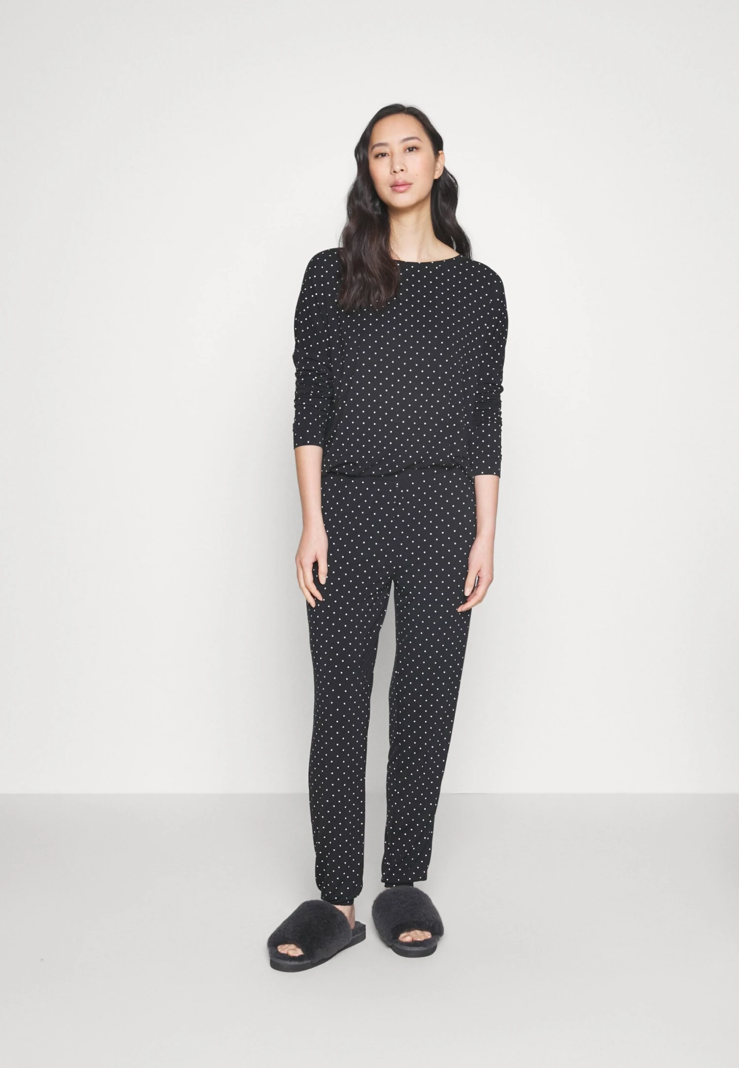 Anna Field Pyjama - Black/White 2 Anna Field Pyjama - Black/White - Afbeelding 2