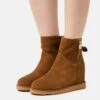 Anna Field Leather Winter Boot - Korte Laarzen - Cognac