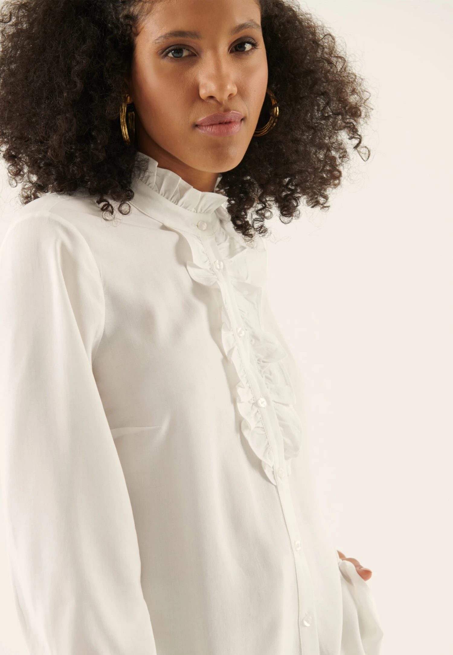 Anna Field Overhemdblouse - Off White 6 Anna Field Overhemdblouse - Off White - Afbeelding 6