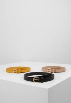 Anna Field 3 Pack - Tailleriem - Black/Yellow/Taup