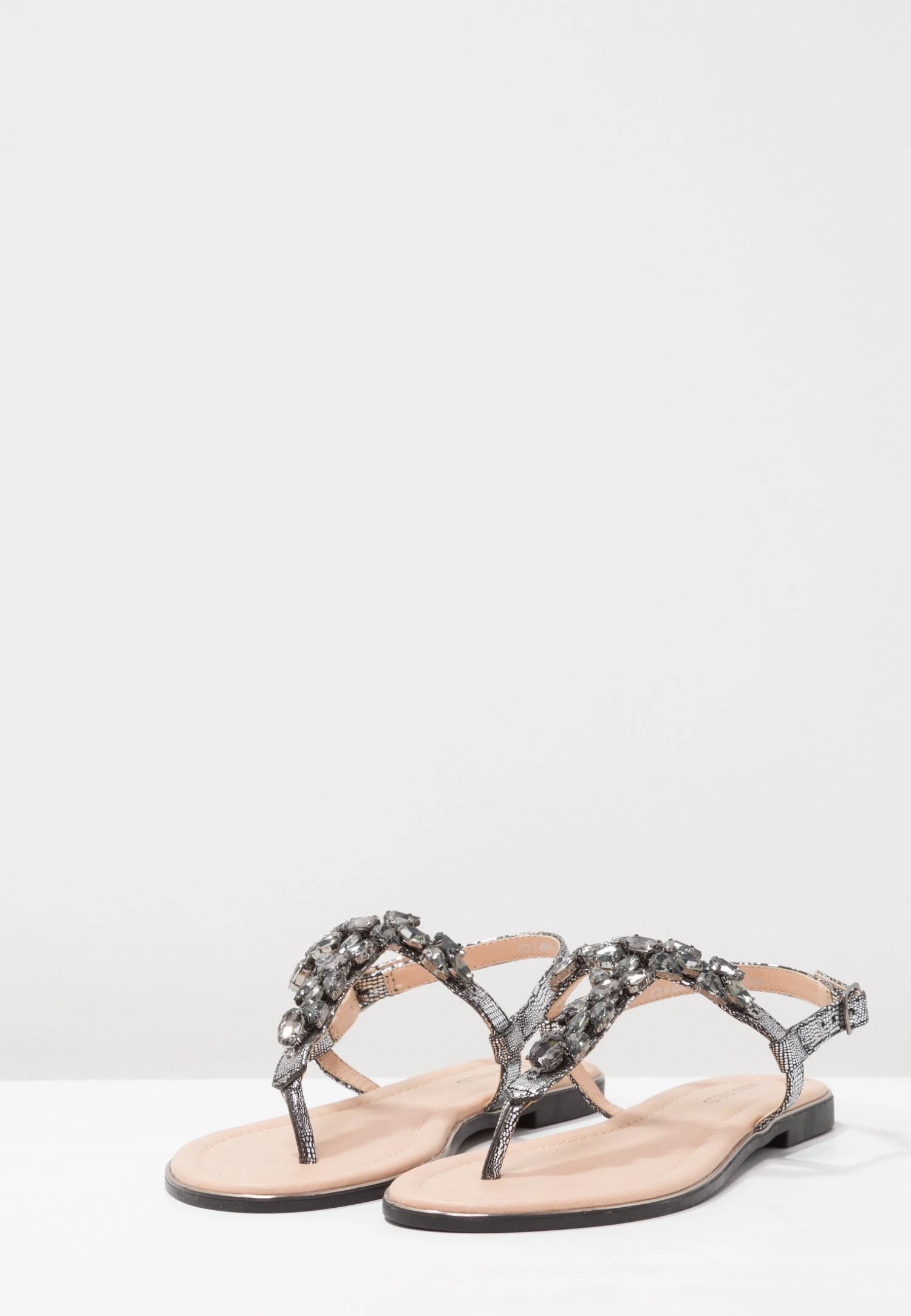 Anna Field Teensandalen - Dark Gray 4 Anna Field Teensandalen - Dark Gray - Afbeelding 4