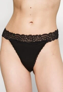 Anna Field 3 Pack Lace Trim Thong - String - Black -Anna Field ddff339da5074452b6b1fc5ad9c38843 scaled
