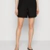 Anna Field Linen Mix - Shorts - Black