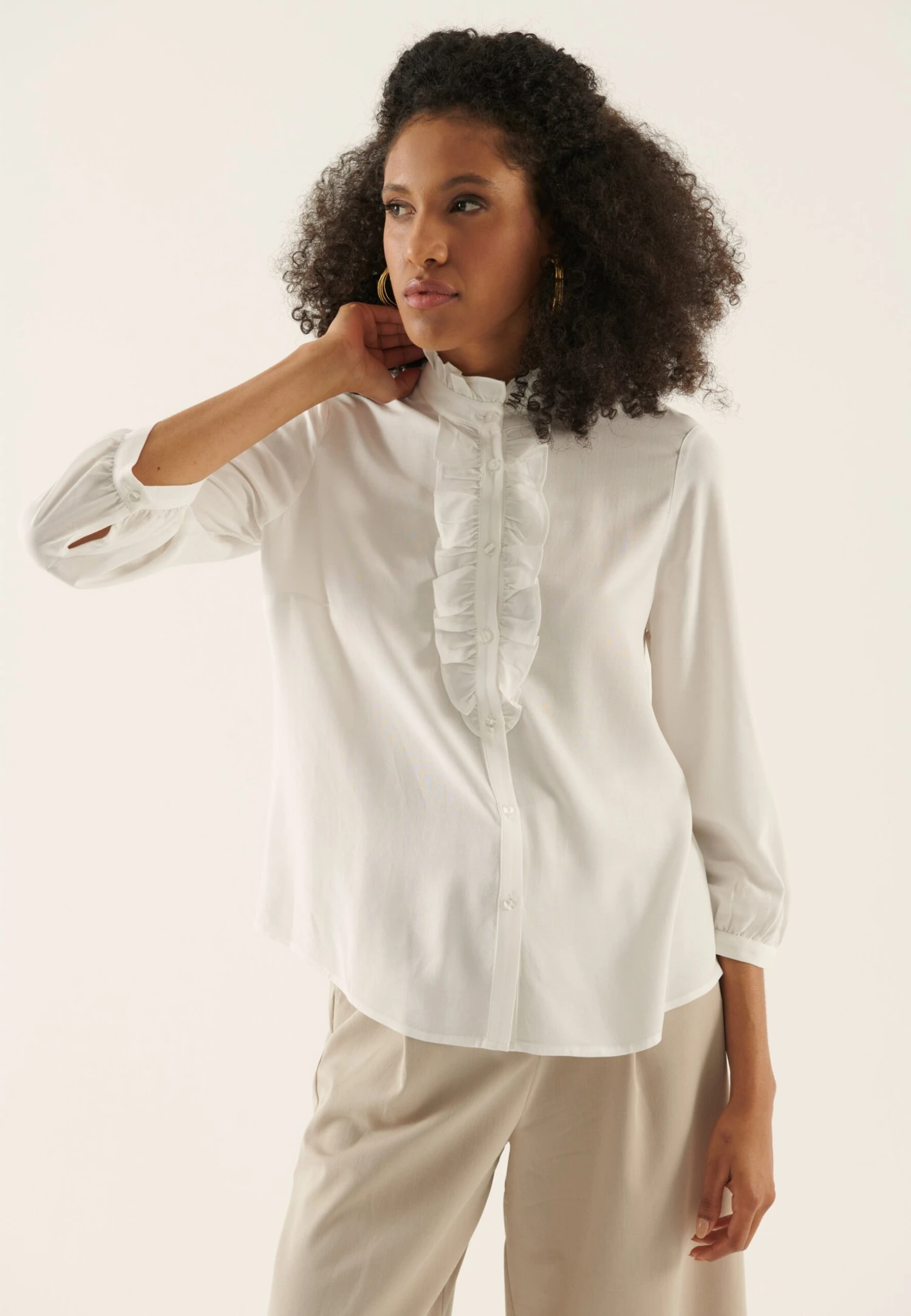 Anna Field Overhemdblouse - Off White 1 Anna Field Overhemdblouse - Off White