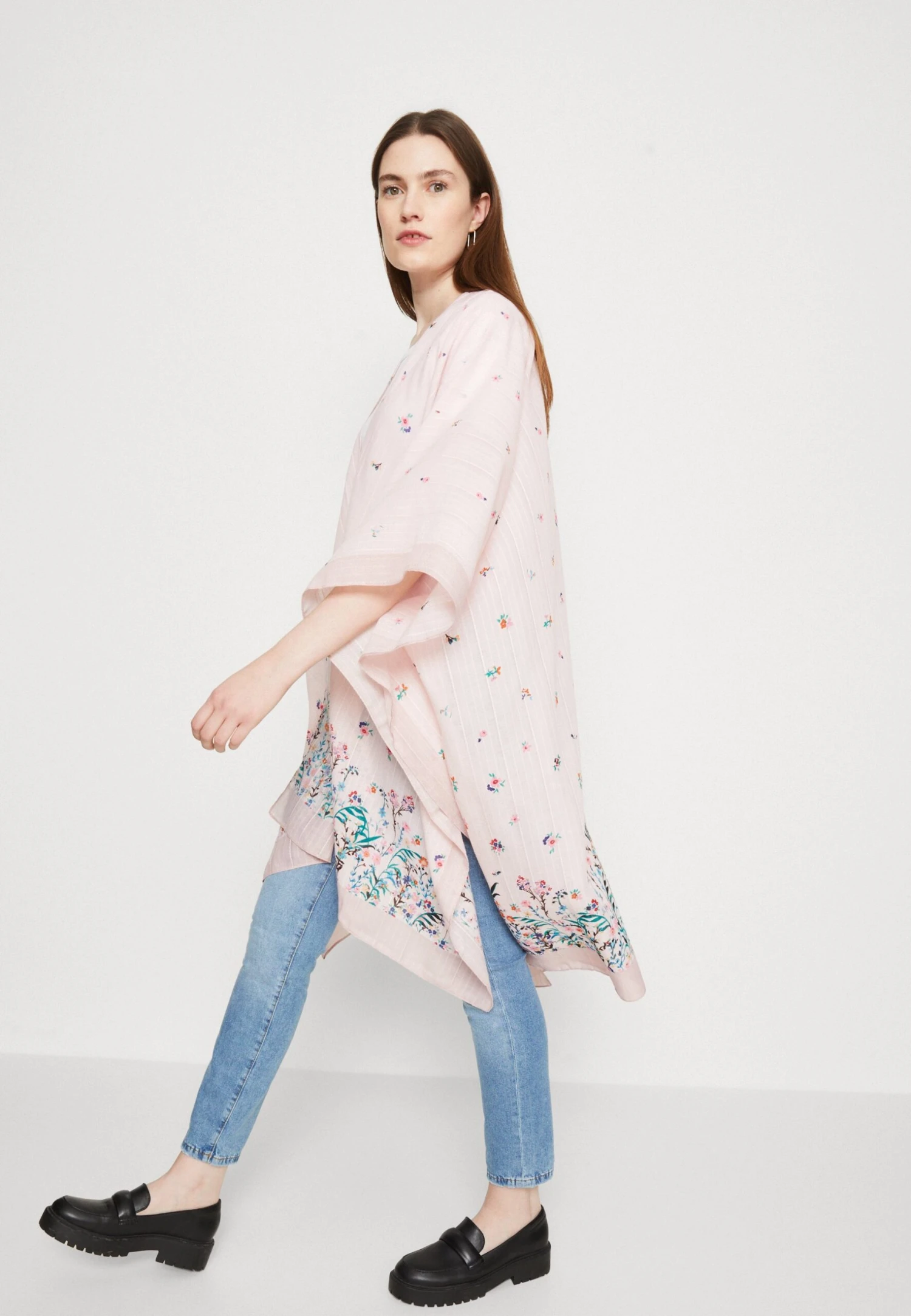 Anna Field Poncho - Pink 4 Anna Field Poncho - Pink - Afbeelding 4