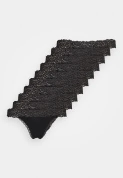 Anna Field 10Pp Cotton And Lace Thong - String - Black -Anna Field ed6c1c5652854371aba3d0f352b6d834 scaled