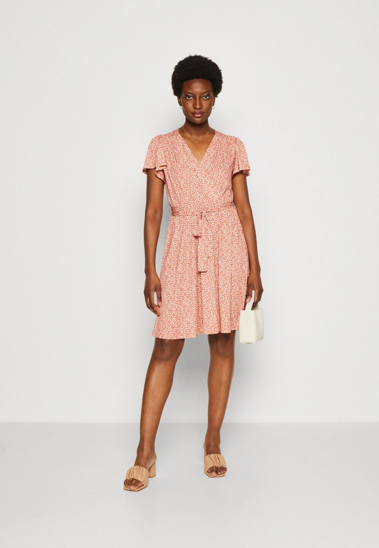 Anna Field Jurk - Brown/White 5 Anna Field Jurk - Brown/White - Afbeelding 5